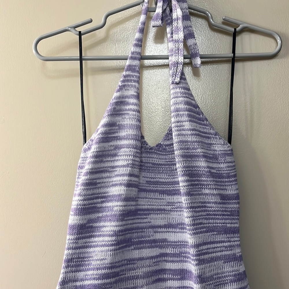 Divided by H&M brand - purple backless sweater dress - size small